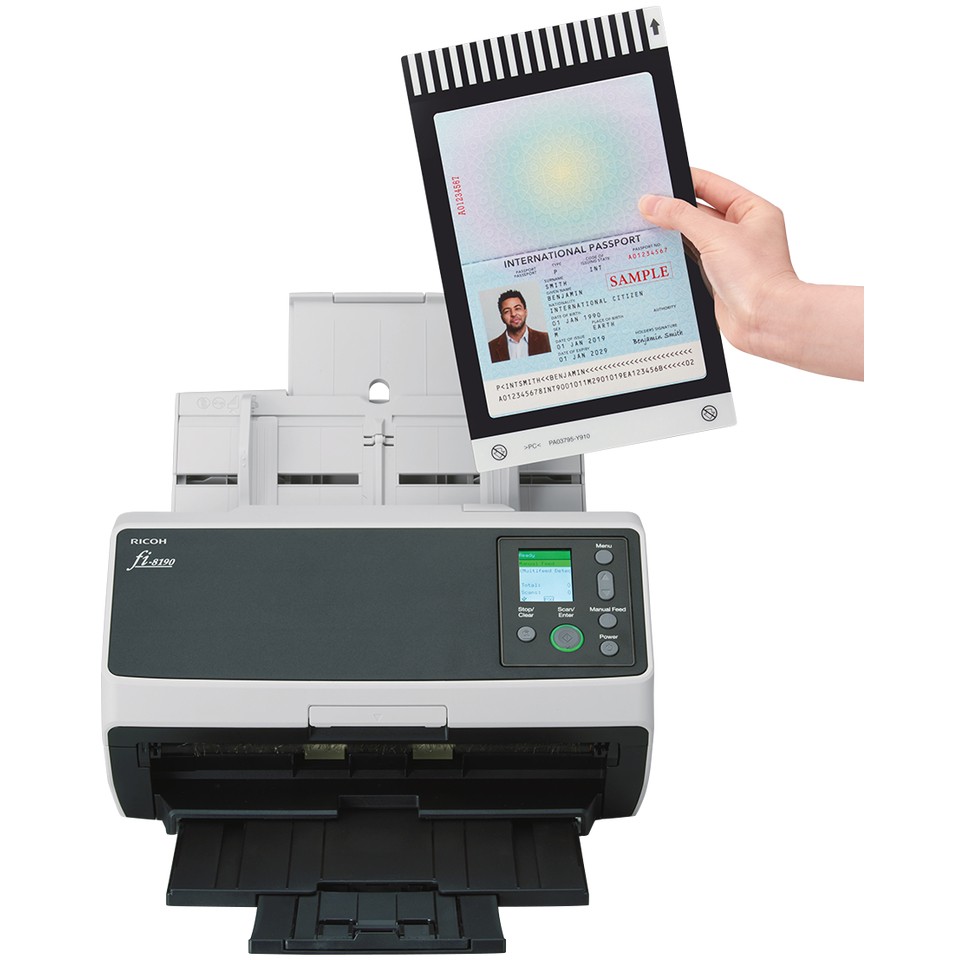 Dokumentscanner FUJITSU fi-8190 (ADF, 90 ppm, 600 x 600 DPI, USB 3.2, crna, siva)-24