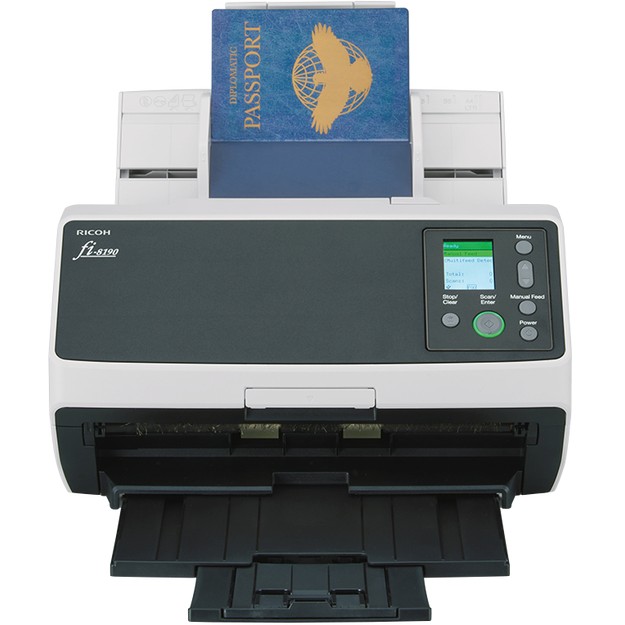 Dokumentscanner FUJITSU fi-8190 (ADF, 90 ppm, 600 x 600 DPI, USB 3.2, crna, siva)-25