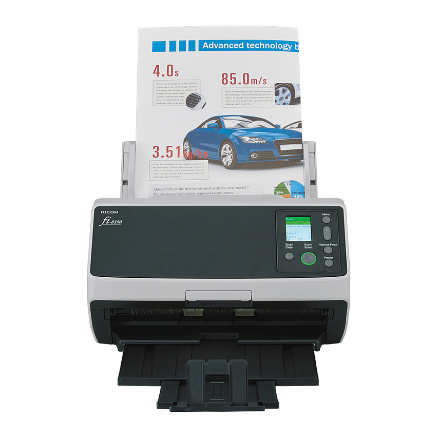 Dokumentscanner FUJITSU fi-8190 (ADF, 90 ppm, 600 x 600 DPI, USB 3.2, crna, siva)-48