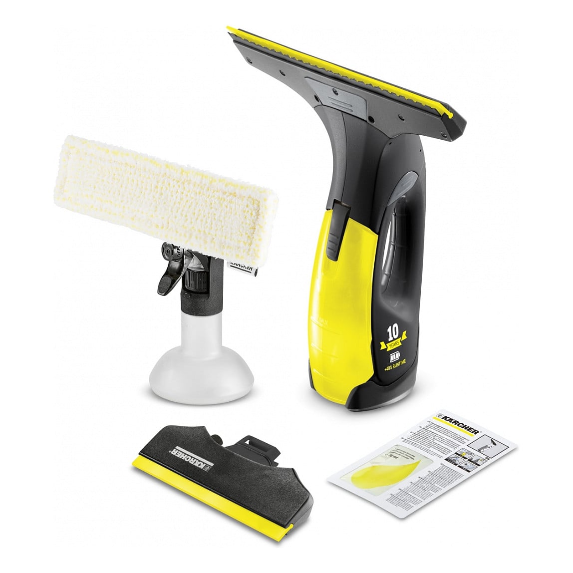 Kärcher WV 2 electric window cleaner 0.1 L crna, Yellow