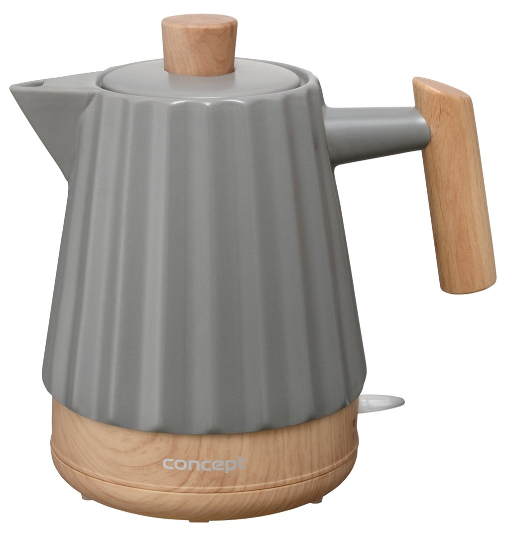 Cajnici električni CONCEPT RK0092 (kapacitet 1.5 L, snaga 1500 W, keramičko kućište, tamnosiva boja)-0