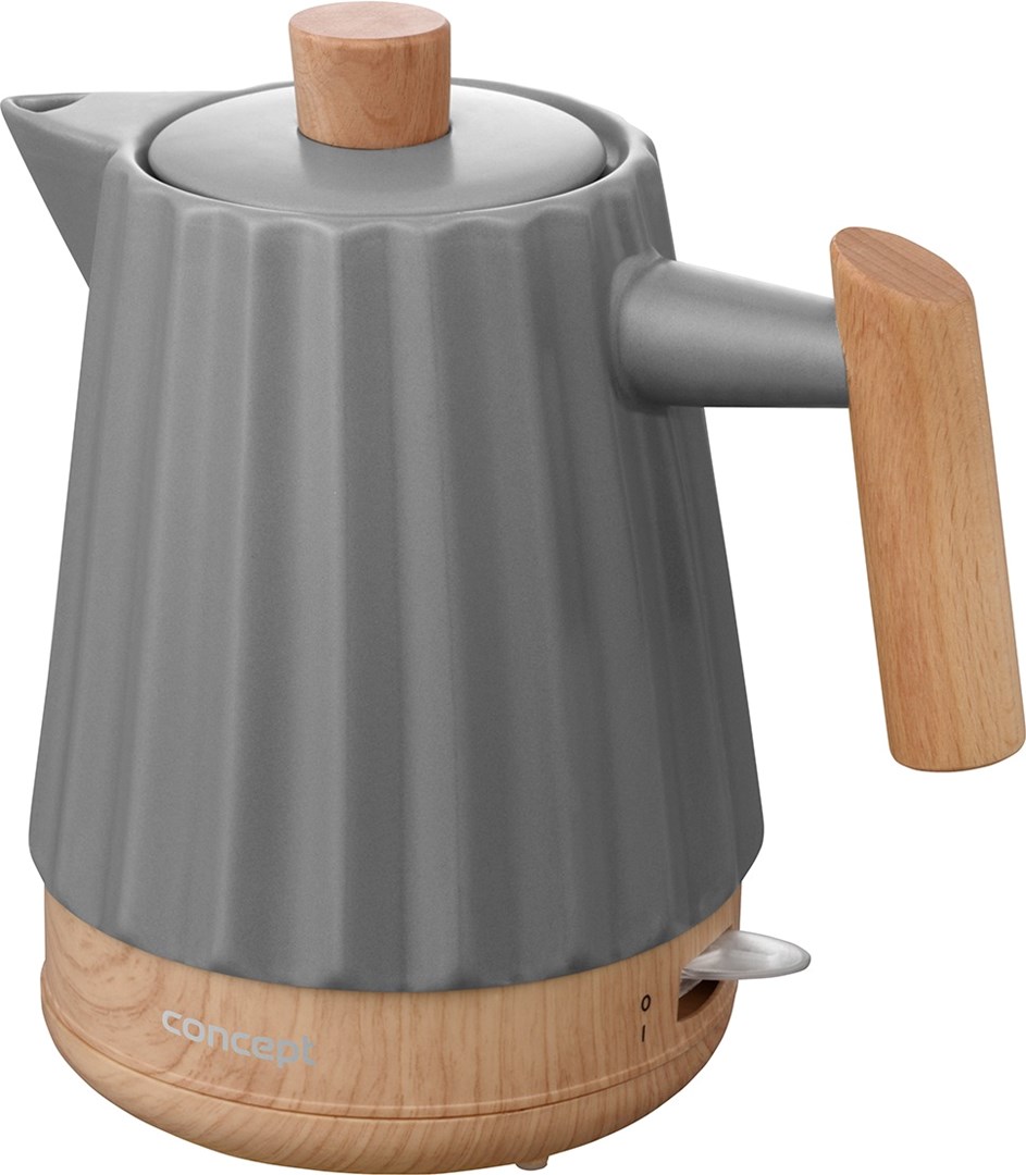 Cajnici električni CONCEPT RK0092 (kapacitet 1.5 L, snaga 1500 W, keramičko kućište, tamnosiva boja)-1