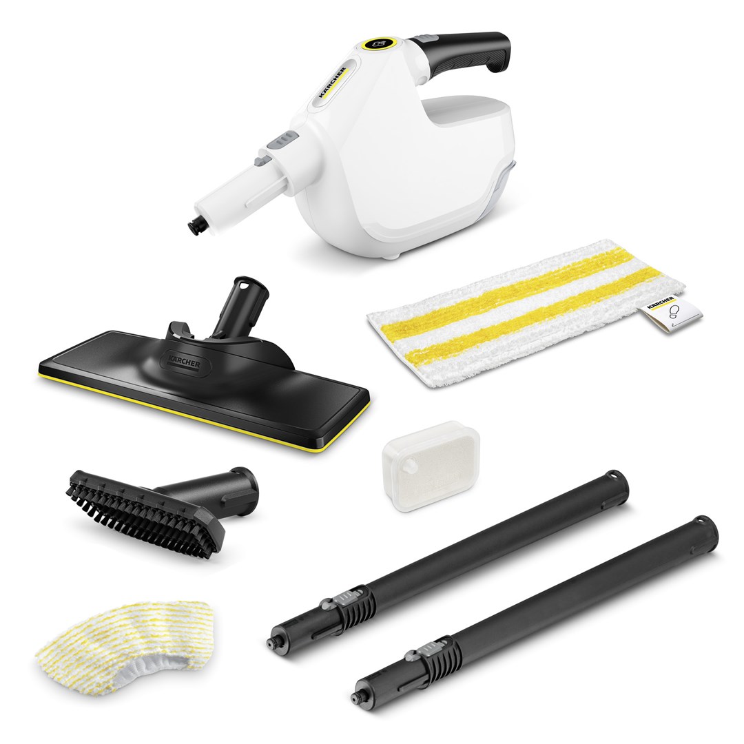 Kärcher SC 1 Multi & Up Portable steam cleaner 0.2 L 1300 W Black, Yellow-0