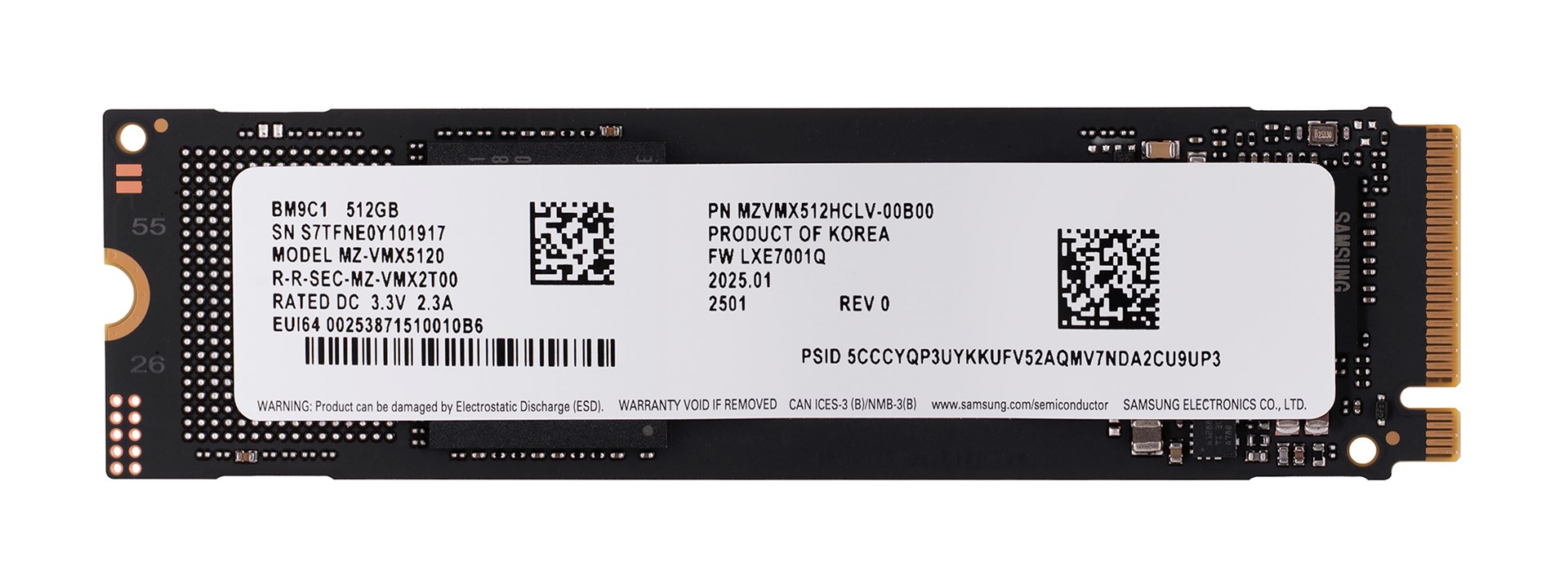 SSD SAMSUNG BM9C1 (512GB, NVMe, M.2 2280)-1