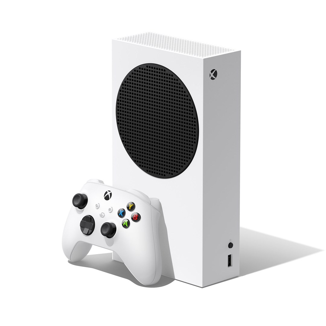 Igraća konzola MICROSOFT Xbox Series S (512GB SSD, 1440p, do 120 FPS, Wi-Fi, bijela boja)
