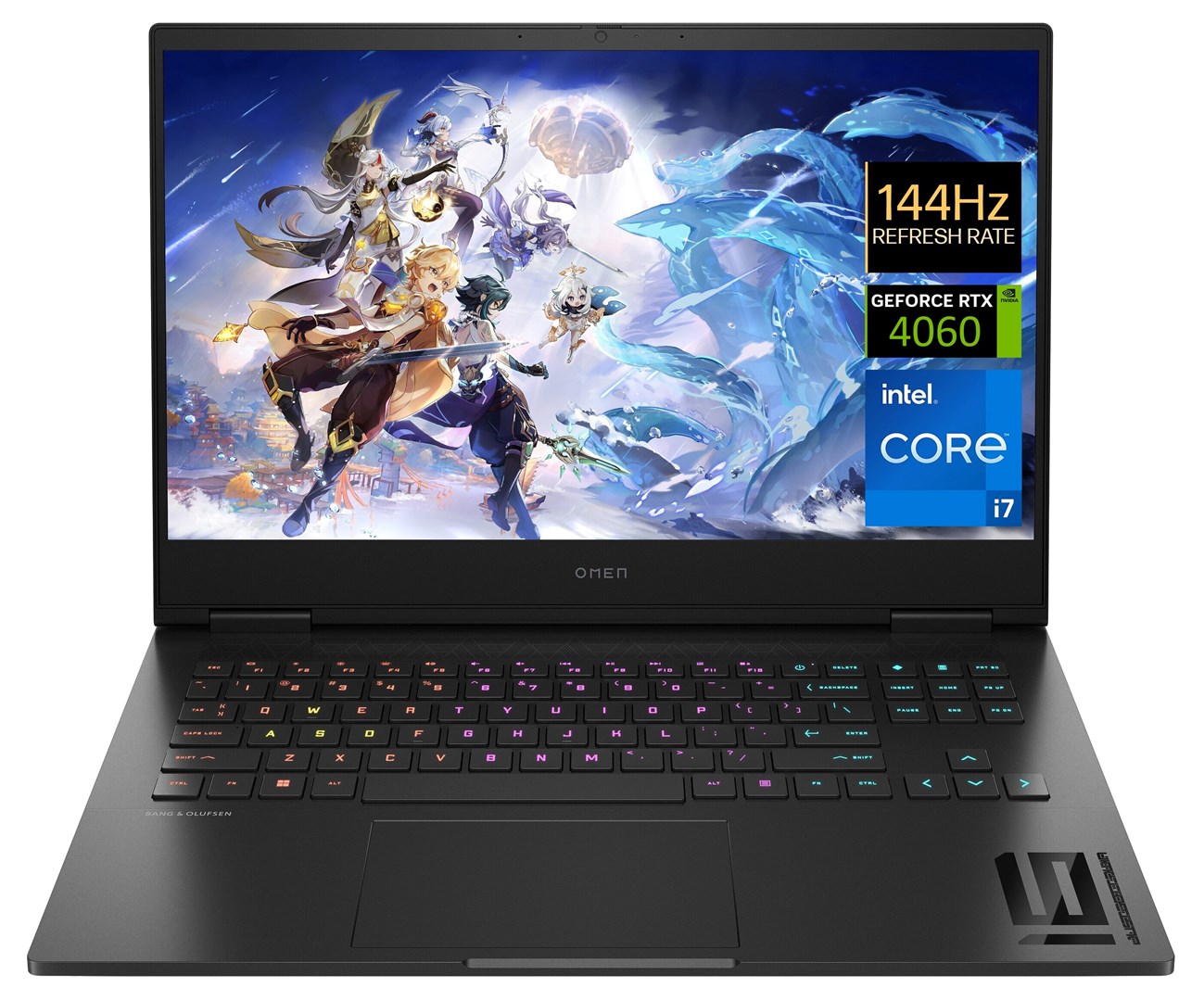 Laptop HP OMEN 16-wd0004nw (16.1" FHD, Intel Core i7-13620H, 16GB RAM, 512GB SSD, GeForce RTX 4060, Win11Home) crni-0