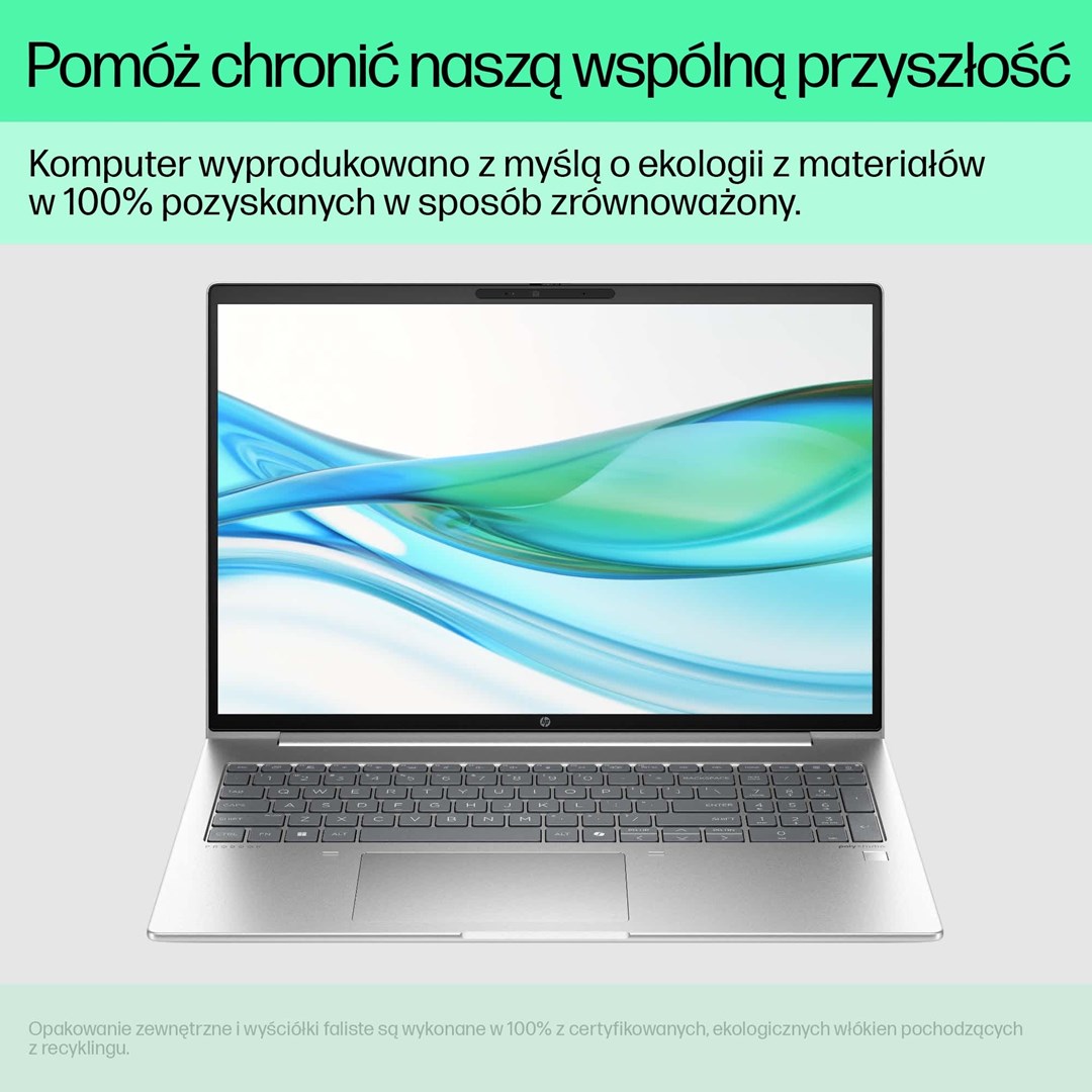 HP ProBook 460 G11 Intel Core Ultra 7 155H Laptop 40.6 cm (16") WUXGA 16 GB DDR5-SDRAM 512 GB SSD Wi-Fi 6E (802.11ax) Windows 11 Pro Silver-4