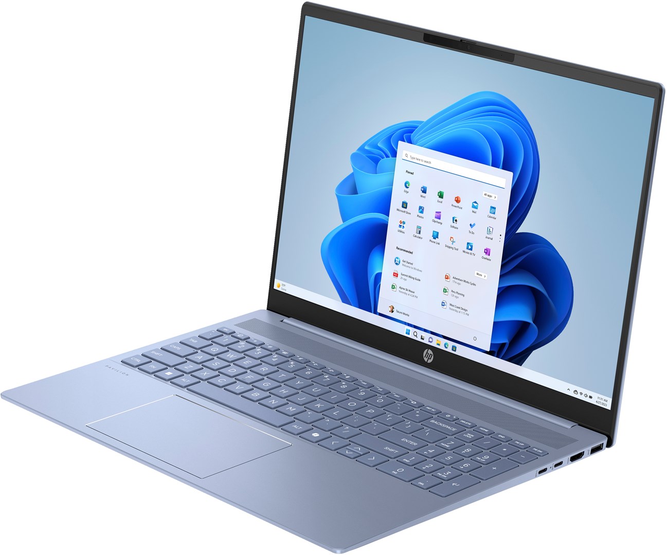 Laptop HP Pavilion 16-ag0211nw (16" IPS, FHD+, AMD Ryzen 5 8540U, 16GB RAM, 512GB SSD, AMD Radeon 740M, Win11Home, internacionalna non-hr tipkovnica) Sky Blue-1