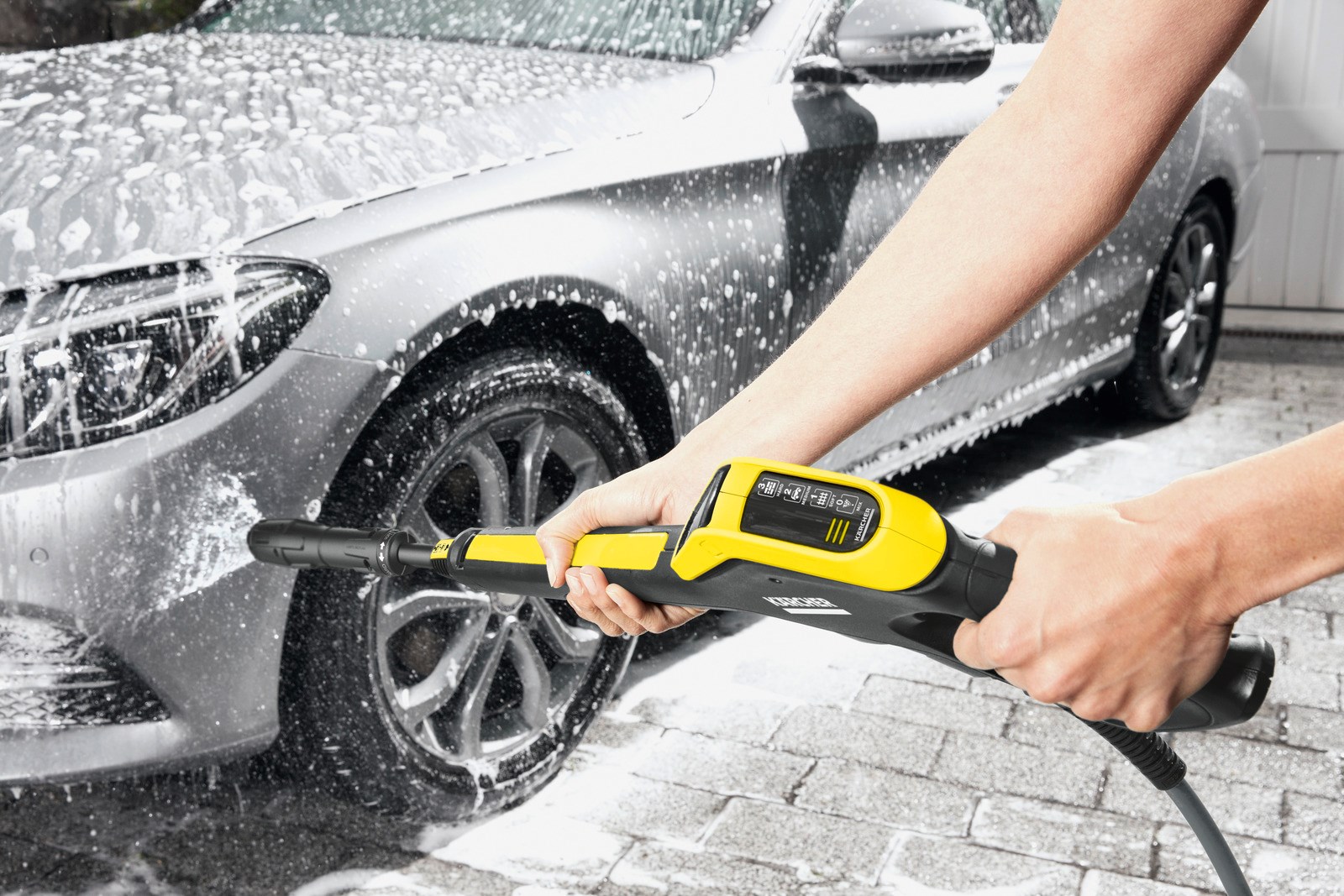 Pranje pod visokim pritiskom → KARCHER → K 5 Power Control Home & Brush Anniversary Edition (145 bar, 500 l/h, električni, crna, žuta)-7