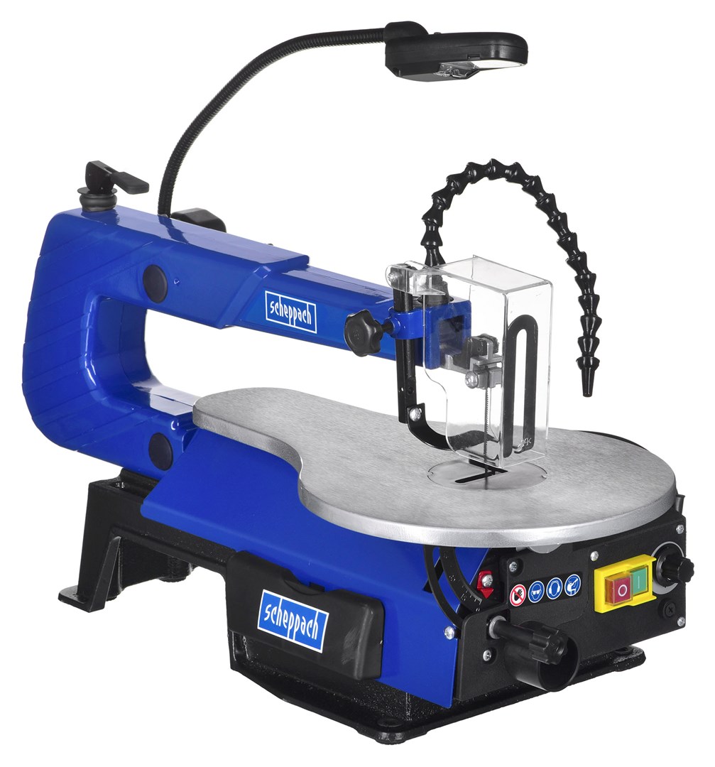 Stacionarna pila SCHEPPACH SD1600V (maksimalna brzina 1700 RPM, minimalna brzina 500 RPM, maksimalna dubina rezanja 40,6 cm, visina rezanja 50 mm, promjer spigota 3,5 cm, kut nagiba stola 0 - 45°, duljina hoda pile 127 mm)-0