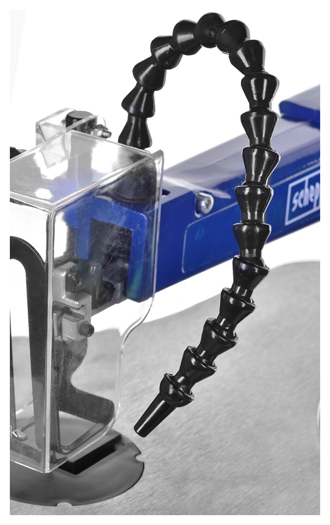 Stacionarna pila SCHEPPACH SD1600V (maksimalna brzina 1700 RPM, minimalna brzina 500 RPM, maksimalna dubina rezanja 40,6 cm, visina rezanja 50 mm, promjer spigota 3,5 cm, kut nagiba stola 0 - 45°, duljina hoda pile 127 mm)-4