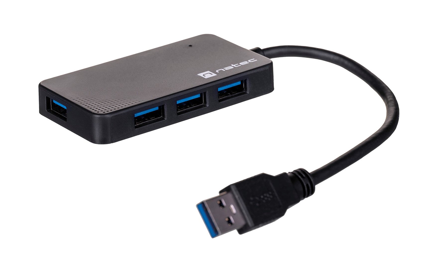 Hub NATEC Moth USB 3.0 (4 porta, crna boja)-1