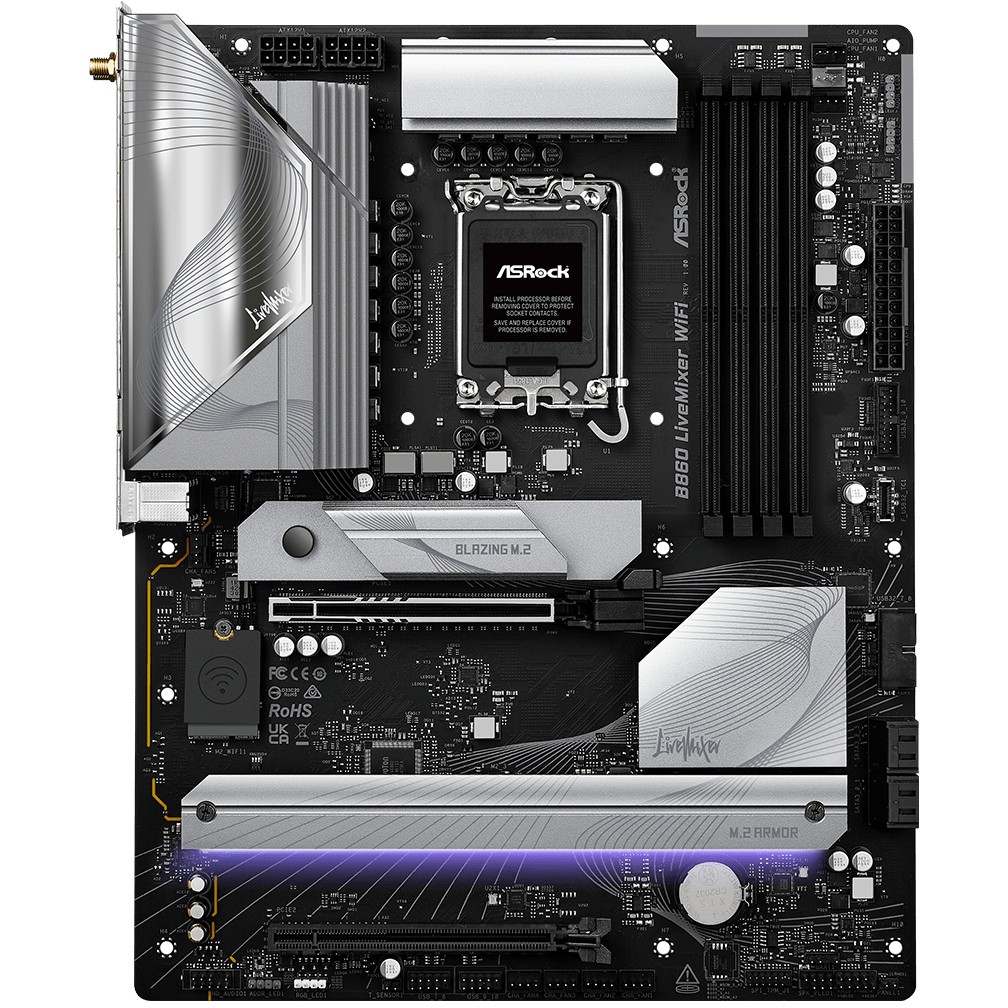 Matična ploča ASROCK B860 LiveMixer WiFi (Intel B860, LGA 1851, ATX, WiFi)-1