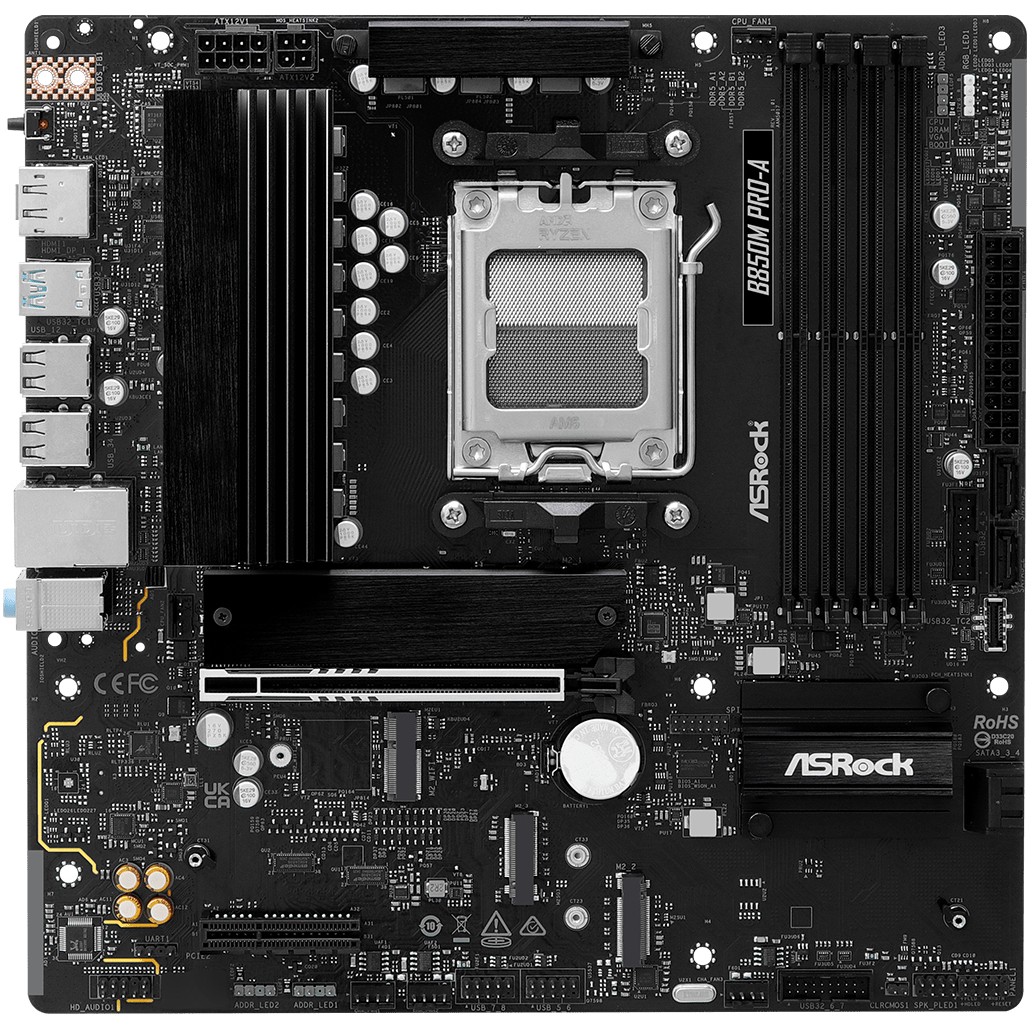 Matična ploča ASROCK B850M Pro-A (AMD B850, Socket AM5, micro ATX)-2