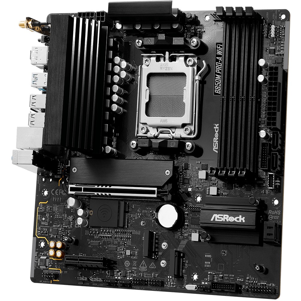 Matična ploča ASROCK B850M Pro-A WiFi (AMD B850, Socket AM5, micro ATX)-4