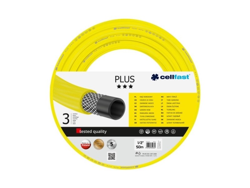 CELLFAST 10-201 garden hose 50 m Above ground Yellow-1