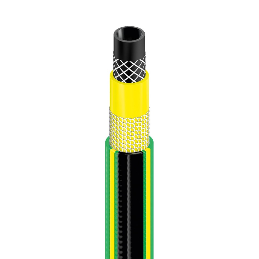 Vrtno crijevo CELLFAST GREEN ATS2™ 3/4" 25m (5-slojno, otporno na uvijanje, 30 bar)-1
