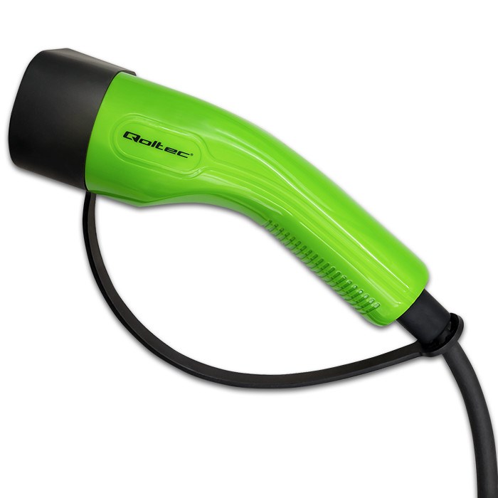 Punjač za električna vozila QOLTEC Mobile EV Charger 2u1 Type2 (3.5kW, 230V, Wi-Fi, LCD, 5m)-3