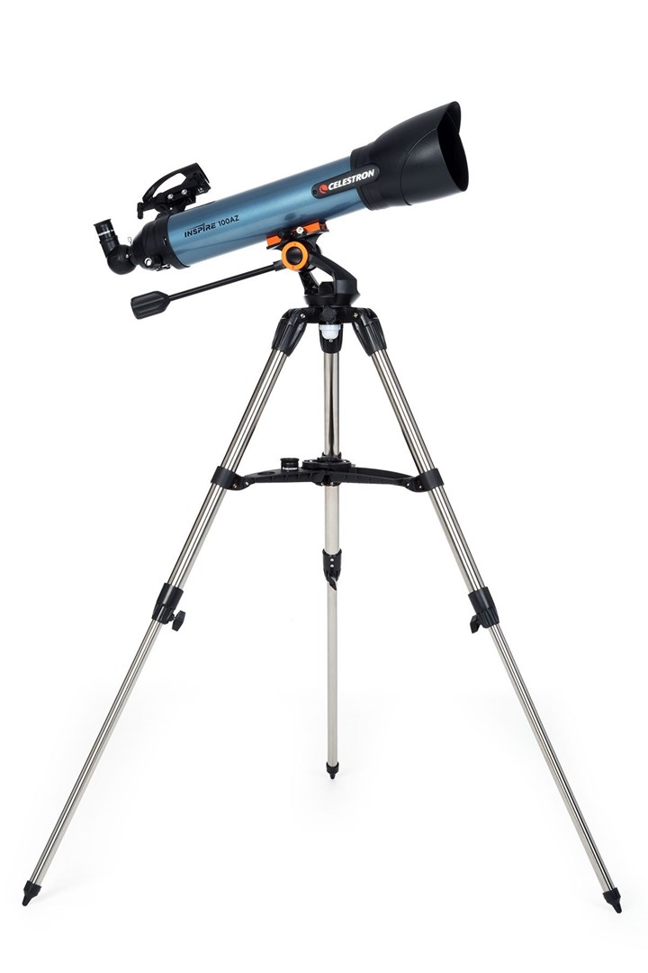 Teleskop CELESTRON Inspire 100mm (Povećanje 241x, Apertura 10 cm, Fokalna duljina 66 cm, Fokalni omjer 6.5, Altazimutalni montaža)-5