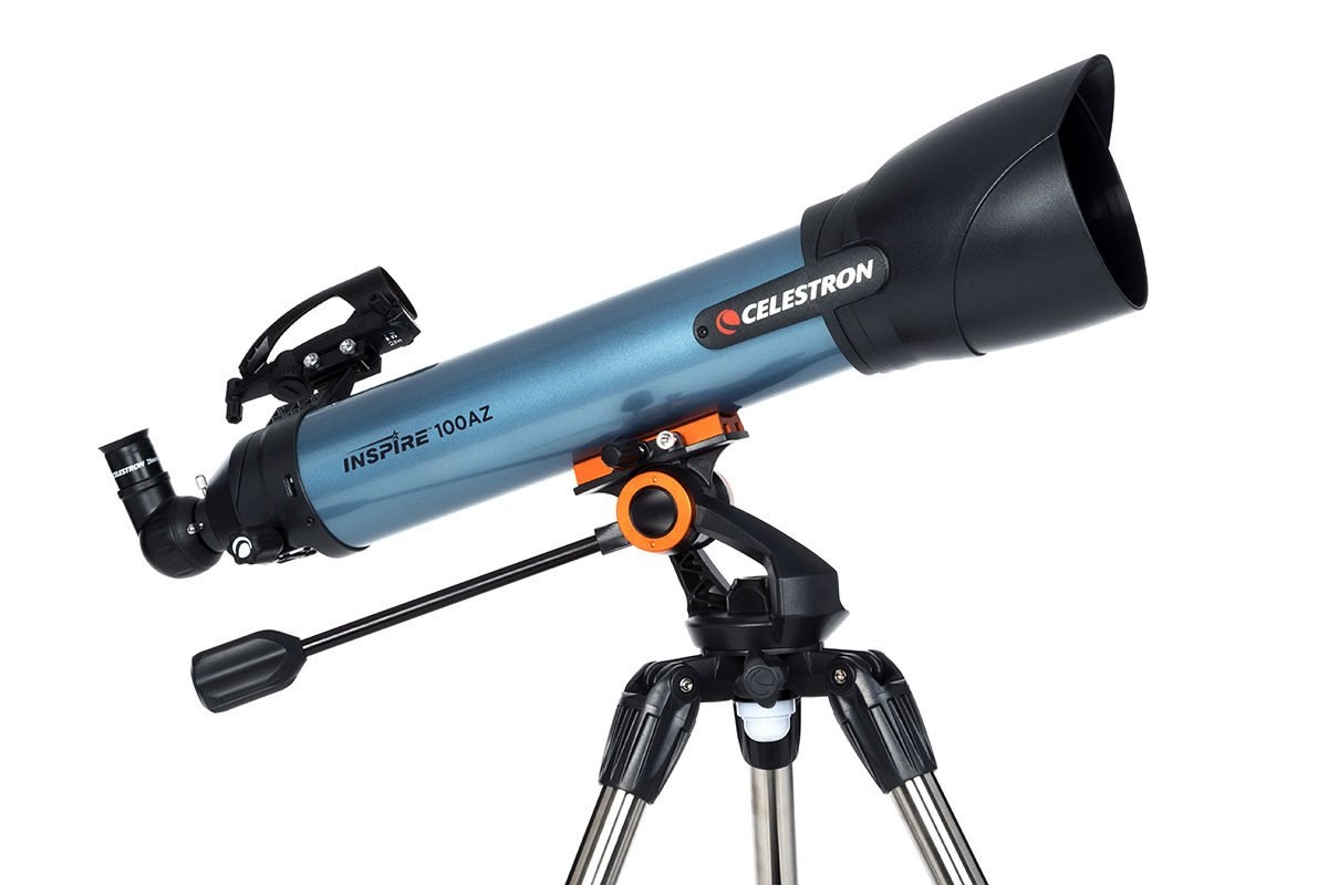 Teleskop CELESTRON Inspire 100mm (Povećanje 241x, Apertura 10 cm, Fokalna duljina 66 cm, Fokalni omjer 6.5, Altazimutalni montaža)