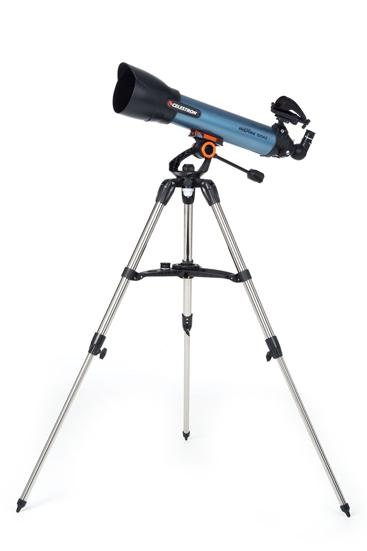 Teleskop CELESTRON Inspire 100mm (Povećanje 241x, Apertura 10 cm, Fokalna duljina 66 cm, Fokalni omjer 6.5, Altazimutalni montaža)-4