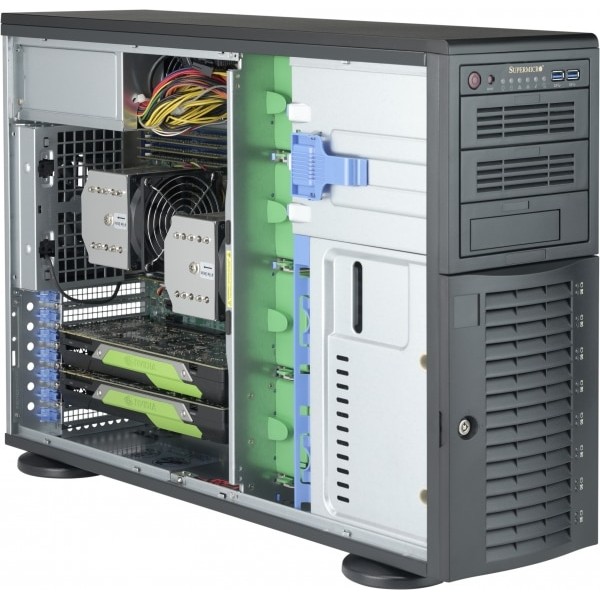 Računalni kućište SUPERMICRO CSE-743AC-1K26B-SQ Full Tower Crna 1200 W-0
