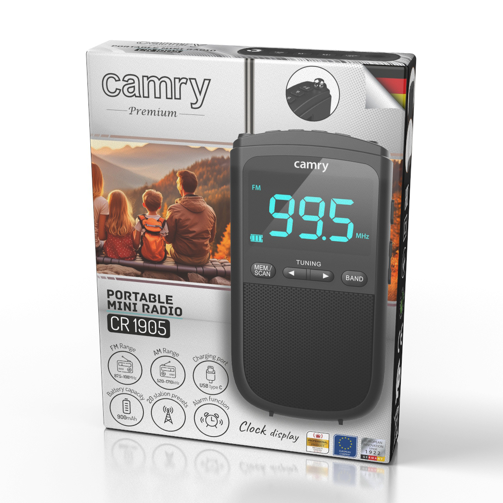 Prijenosni mini radio CAMRY CR 1905-4