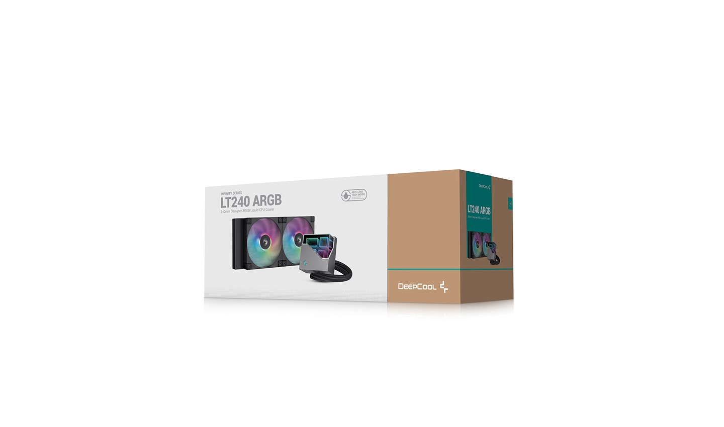 All-in-one liquid cooler DEEPCOOL LT240 12 cm Black-5