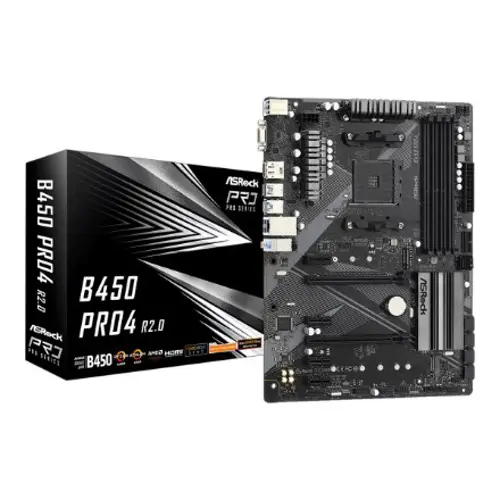 Matična ploča ASROCK B450 Pro4 (amd b450, socket am4, atx)-2