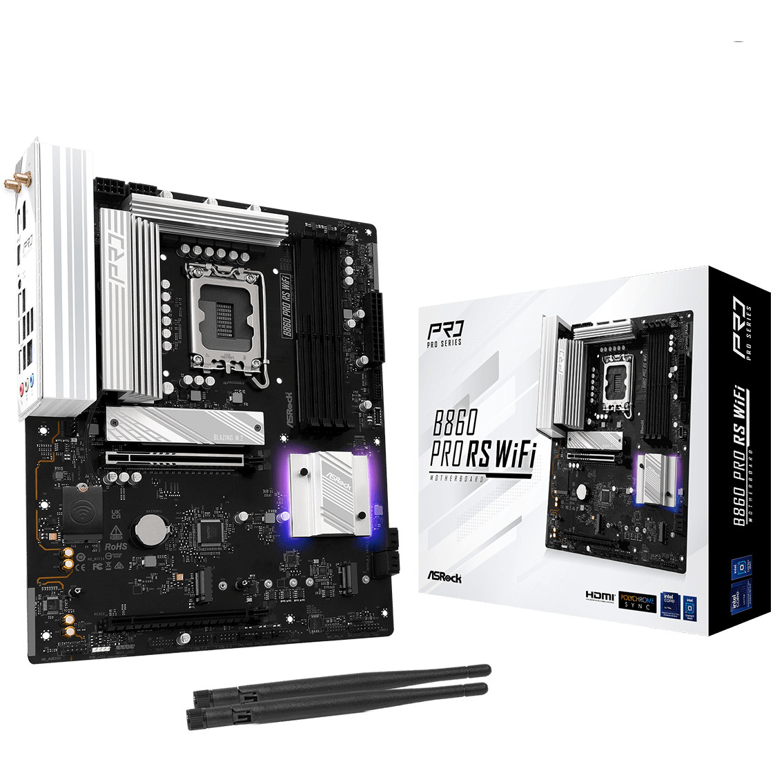 Matična ploča ASROCK LGA1851 B860 Pro RS Wifi-4