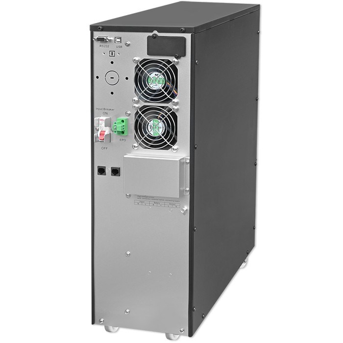 UPS Neprekidno napajanje QOLTEC Monolith Online 6kVA / 6000W (LCD, Rack/Tower, Power Factor 1.0)-4