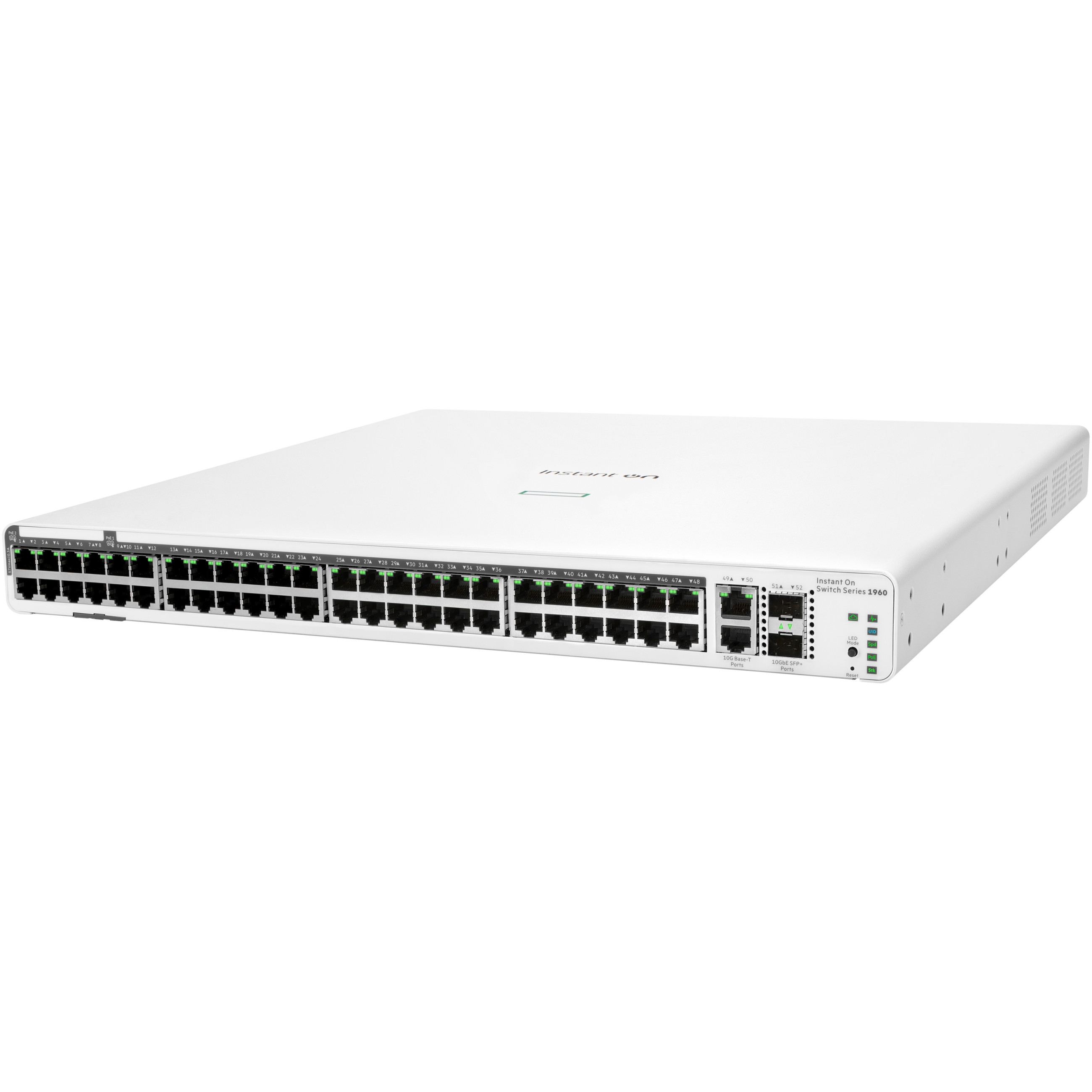 Mrežni switch HPE Aruba Instant On 1960 (48G 2XGT 2SFP+ Managed L2+ Gigabit Ethernet (10/100/1000) 1U, bijela)-2