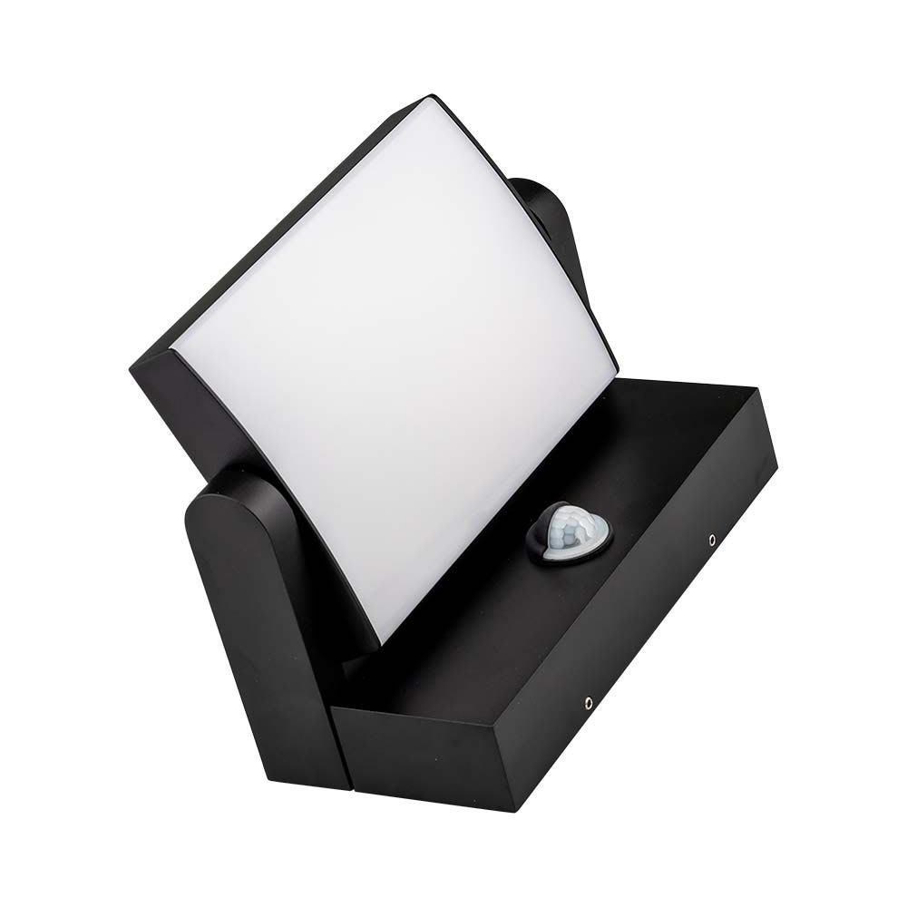 Projector Façade Luminaire V-TAC 17W LED Motion Sensor Black IP65 VT-11020-120-B 4000K 2520lm-1