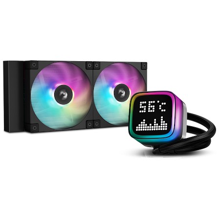 Sustav hlađenja DEEPCOOL R-LP240-BKMSNC-G-1 (All-in-one liquid cooler, 12 cm, crna)-0