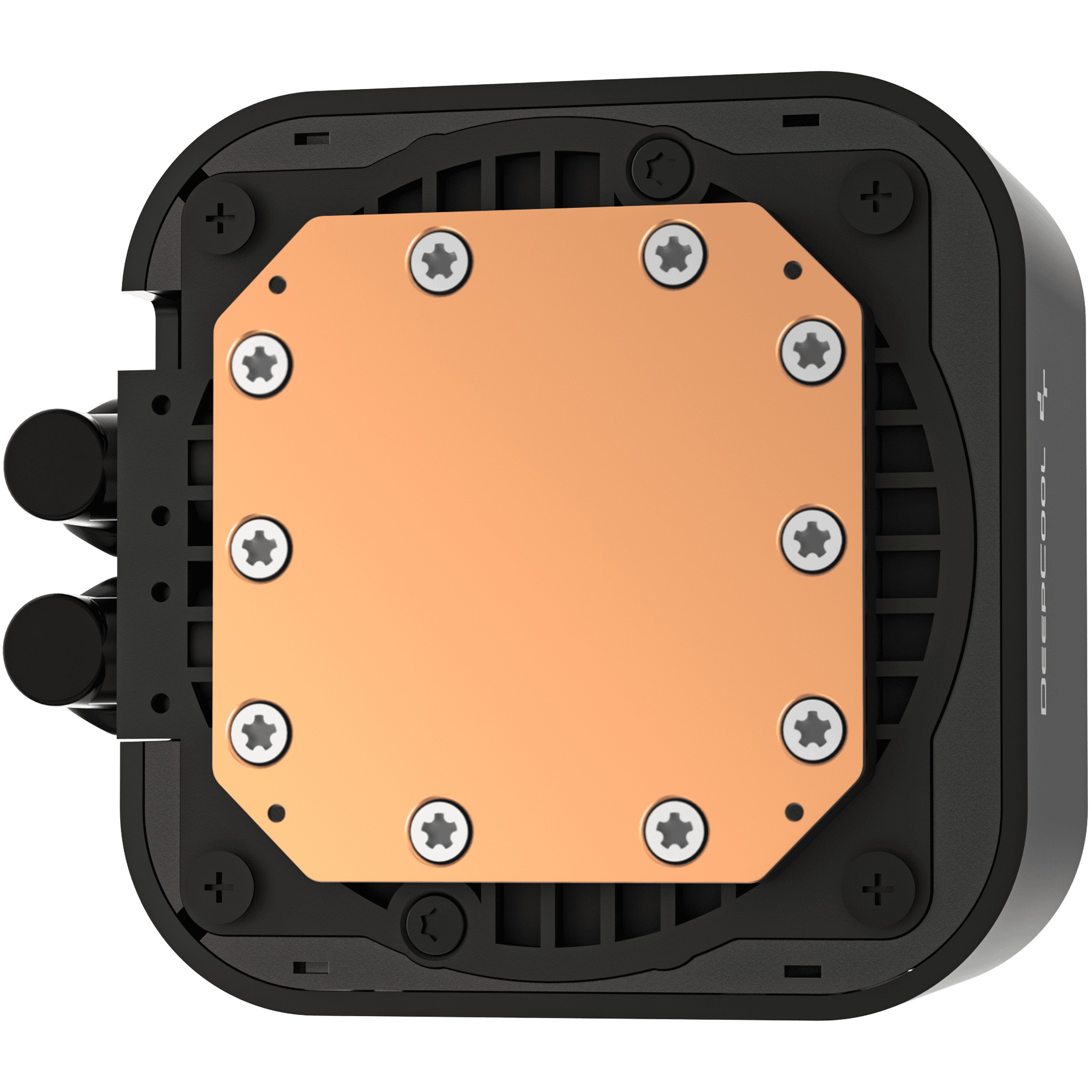 Tekući hladnjak za procesor DEEPCOOL LQ240 (12 cm, crni, 2 ventilatora, LED osvjetljenje, PWM podrška)-1
