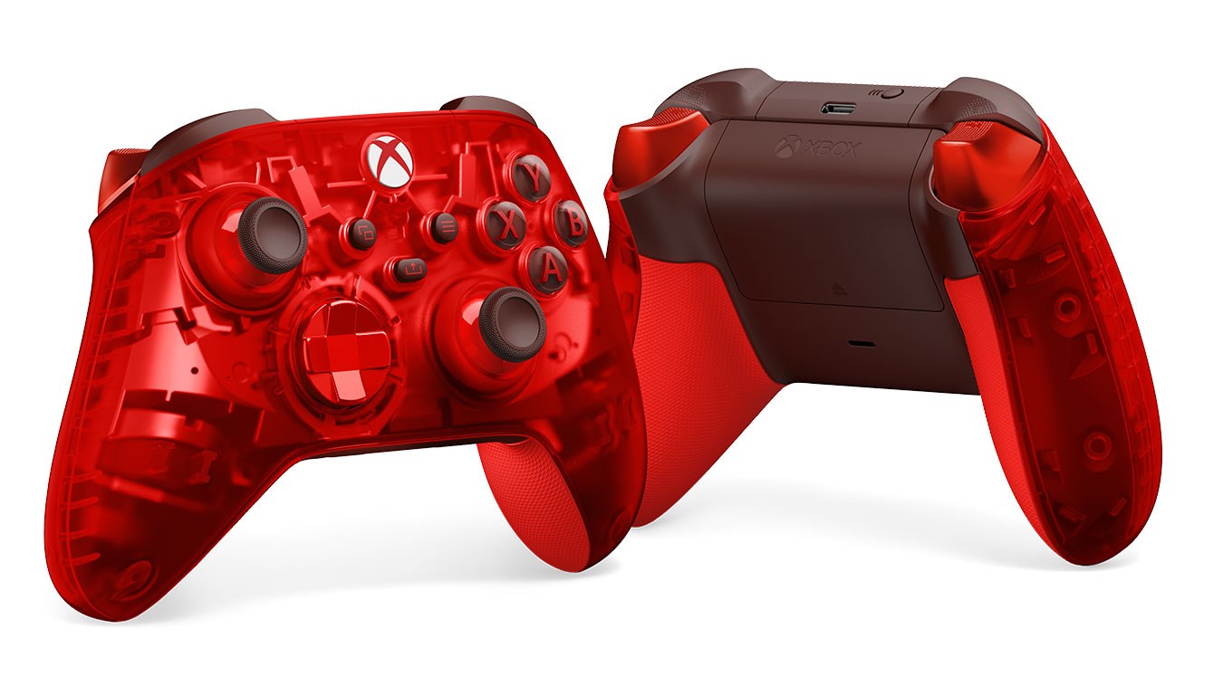 Microsoft Xbox Wireless Controller – Pulse Cipher Special Edition Red Bluetooth Gamepad Analogue / Digital Xbox Series S, Android, Xbox Series X, iOS, PC-3