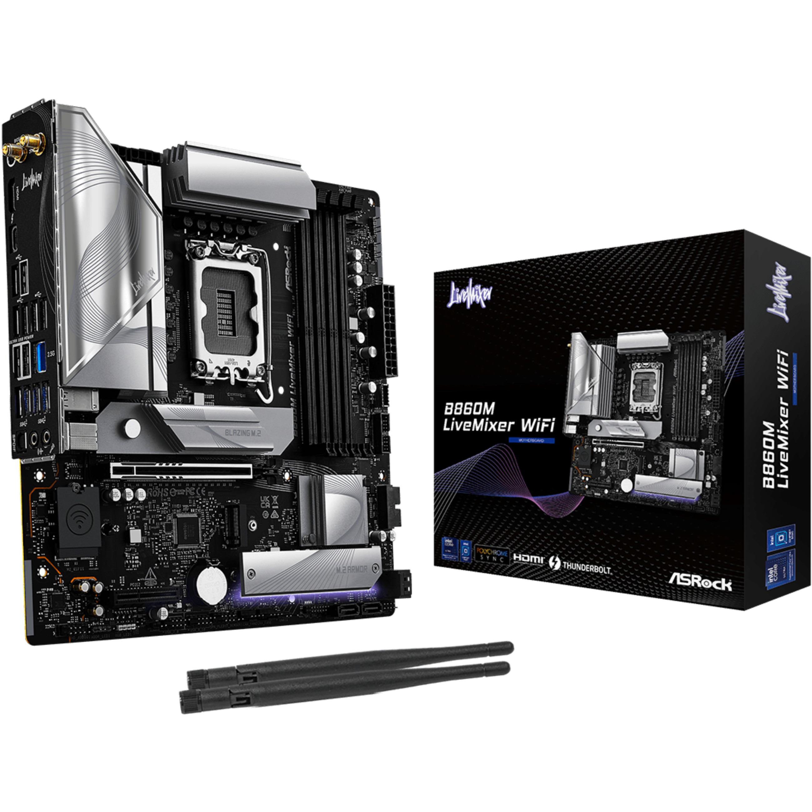 Ploča glavna ASROCK B860M LiveMixer WiFi