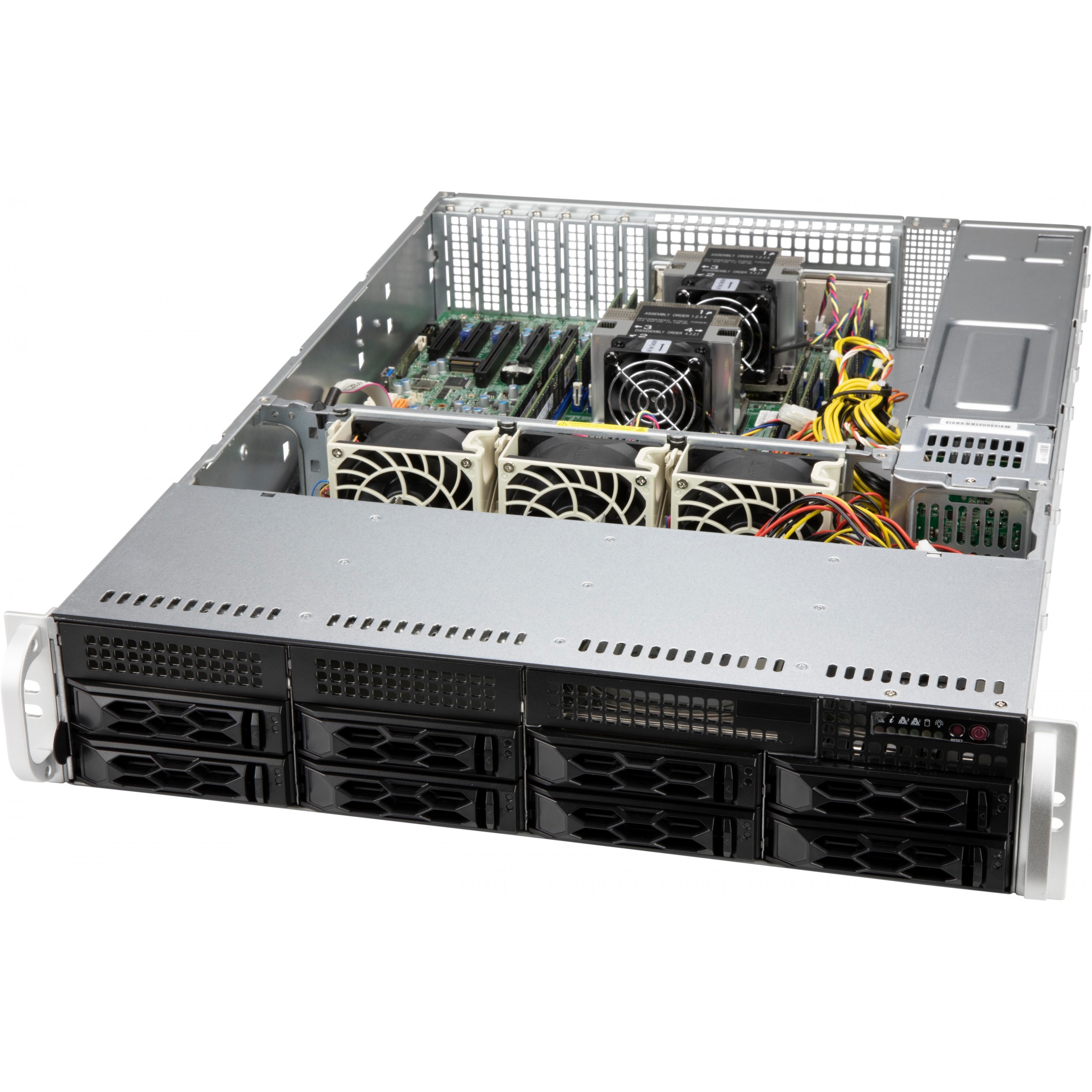 Kućište SUPERMICRO CSE-LA25TQC-R609LP (rack, 600 W, 8 HDD, 2.5" i 3.5" bay, 80 PLUS Platinum Certified)-0