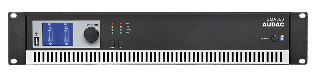AUDAC SMA350 audio amplifier 2.0 channels Black-0