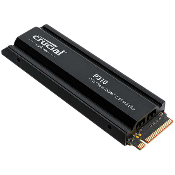 SSD CRUCIAL P310 1 TB (read speed 7100 MB/s, write speed 6000 MB/s, PCI Express 4.0, M.2 2280, NVMe)-0