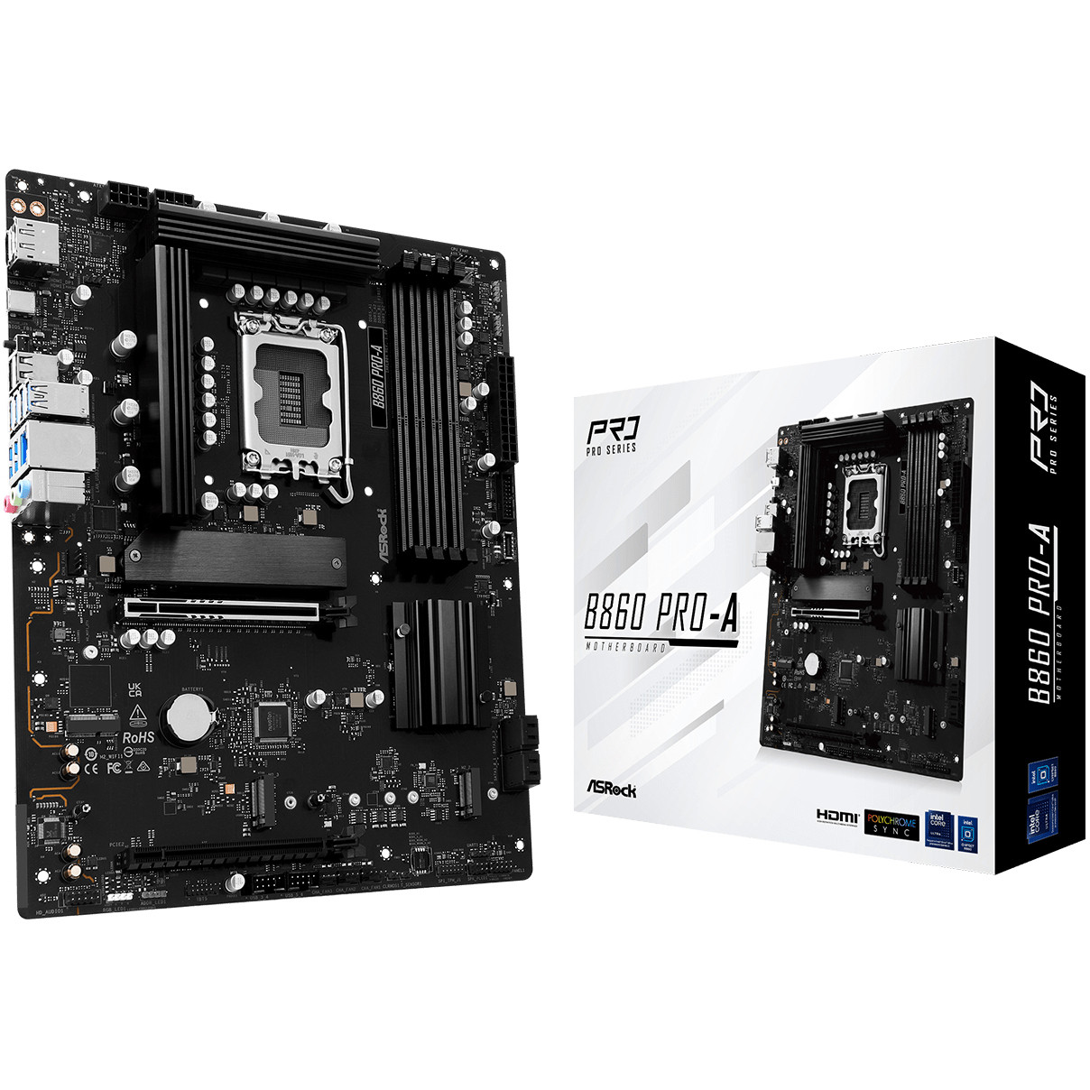 Matična ploča ASROCK B860 Pro-A 1851 (ATX, HDMI/DP, DDR5)