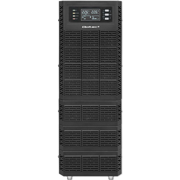 UPS napajanje QOLTEC Monolith Online 10KVA/10KW (1.0 PF, LCD, 3/1)-6