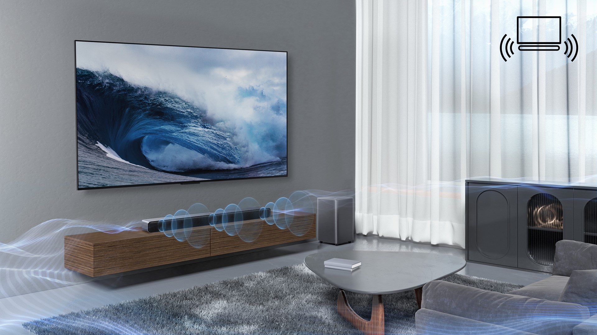 Soundbar TCL S55H (2.1, Dolby Atmos, 220W, bežični subwoofer, Bluetooth)-6