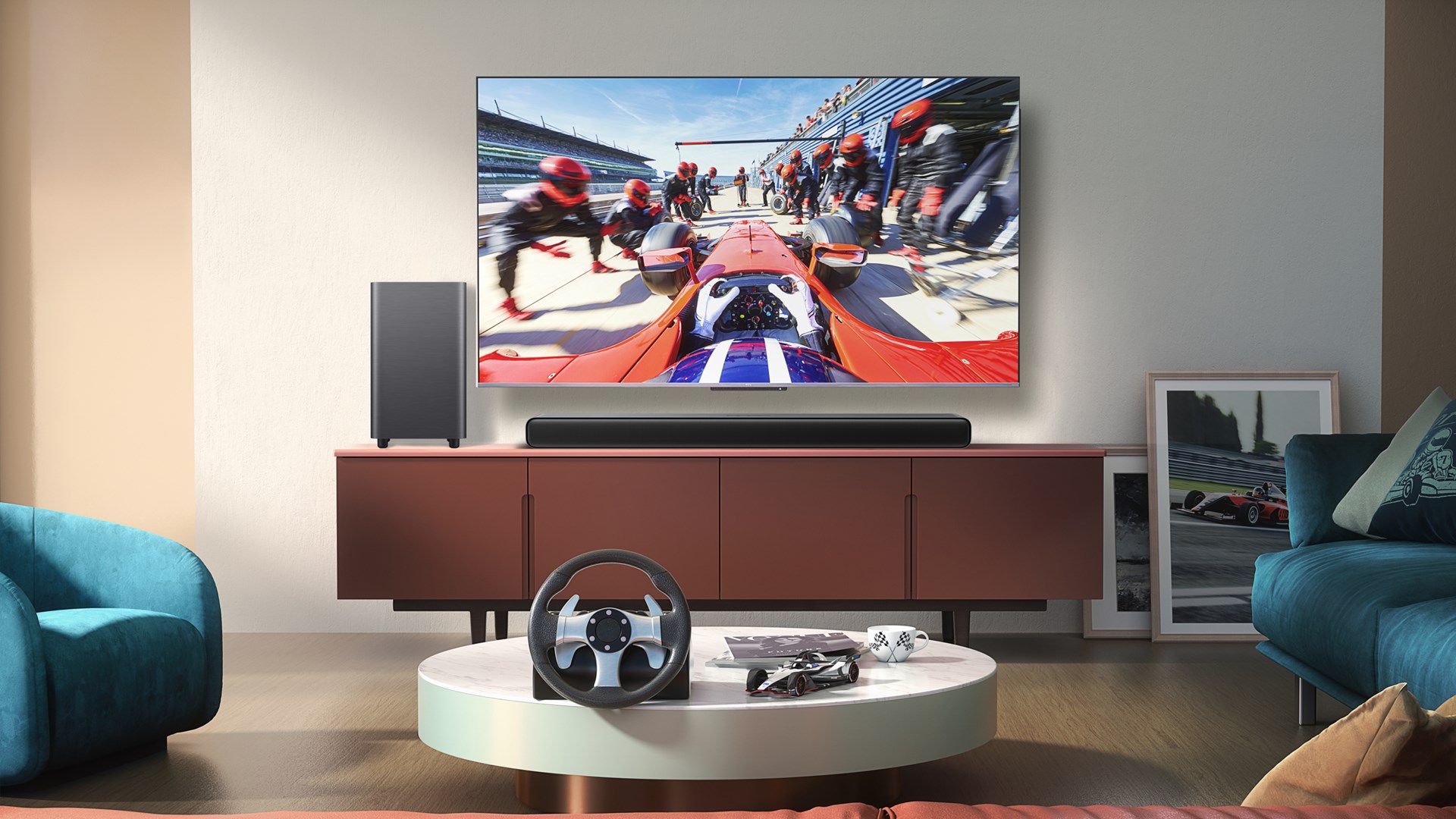 Soundbar TCL S55H (2.1, Dolby Atmos, 220W, bežični subwoofer, Bluetooth)-4