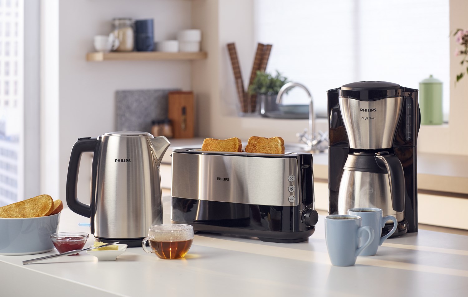 Philips Café Gaia Collection Café Gaia HD7546/20 Drip Filter Coffee Machine, thermo jug-4