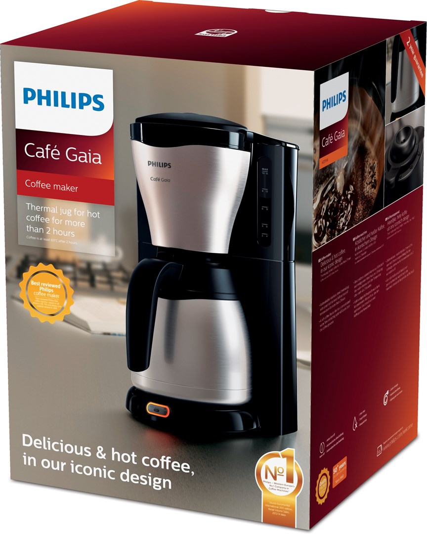 Philips Café Gaia Collection Café Gaia HD7546/20 Drip Filter Coffee Machine, thermo jug-3