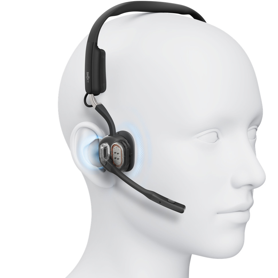 SHOKZ OpenMeet Wireless Bluetooth Bone Conduction Videoconferencing Headset-4