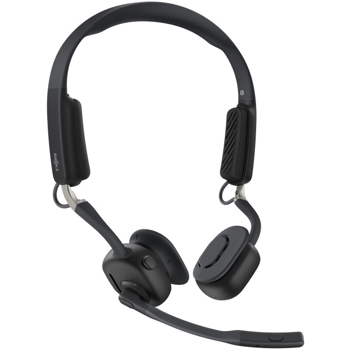 SHOKZ OpenMeet UC Wireless Bluetooth Bone Conduction Videoconferencing Headset with USB-A adapter-1