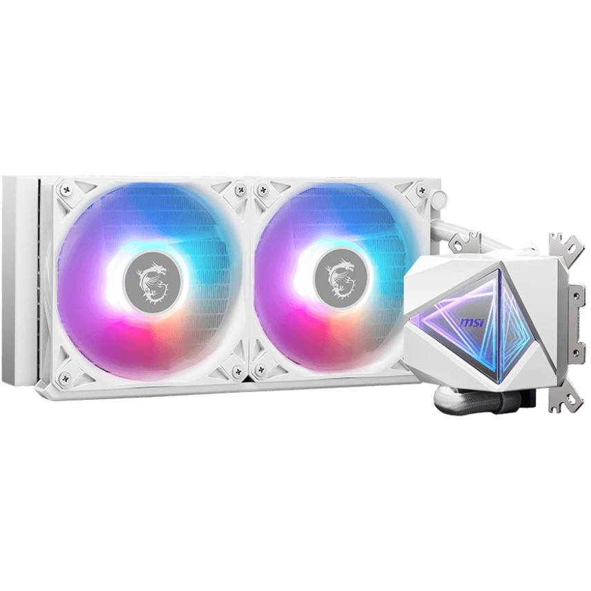 Hladnjak → MSI → MAG CORELIQUID I240 WHITE (All-in-one, 2 ventilatora, bijela boja)-1