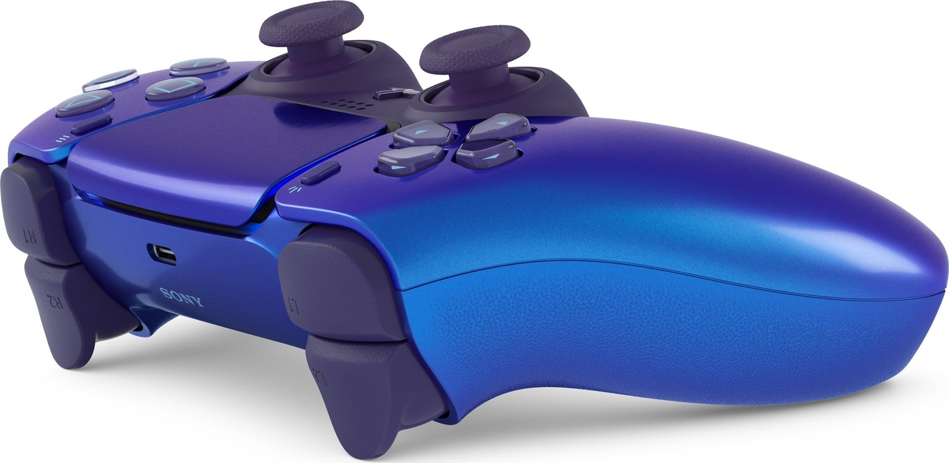 Gamepad SONY PlayStation 5 DualSense V2 (wireless, chrome indigo)-1